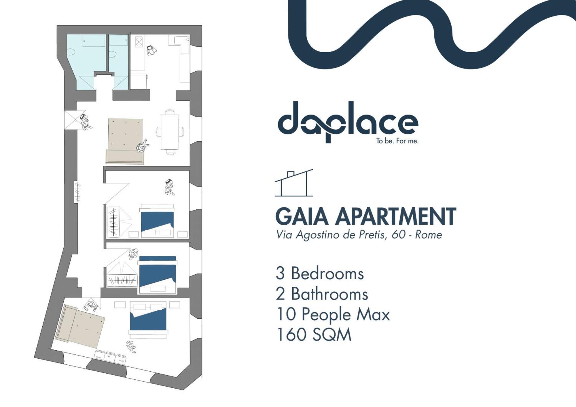 Daplace - Gaia Apartment 로마 외부 사진